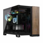 Corsair - Corsair CC-9011286-WW computer case Micro-ATX Black, Walnut
