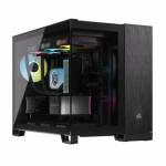 Corsair - Corsair CC-9011287-WW computer case Midi Tower Aluminium, Black