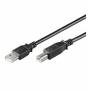 Wentronic - Goobay USB 2.0 Hi-Speed Kabel, Schwarz, 3 m - geeignet fr Gerte mit USB Anschluss (68901)