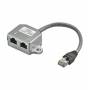Goobay - LAN-Kabel-Verteiler (Netzwerkdoppler), Y-Adapter 68908