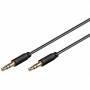 Wentronic - Goobay 3,5mm-Klinke-Verbindungskabel, 1 m - Klinke 3,5 mm-Stecker (3-Pin, Stereo) > Klinke 3,5 mm-Stecker (3-Pin, Stereo) (69117