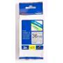 Brother - Schriftbandkassette Brother 36mmx8m silber-metallic/schwarz