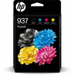 Hp - HP 937 - 4er-Pack - Schwarz, Cyan, Magenta, Gelb - original - Tintenpatrone (6C400NE#301) [EURO-Version]