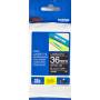 Brother - Schriftbandkassette Brother 36mm wei/schwarz TZE365