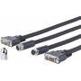  "Vivolink-Pro Cross Wall - DVI-Kabel - DVI-D (M) zu DVI-D (M) - 20,0m - Daumenschrauben (PRODVICW20)-Vivolink-Hardware/Electronic"