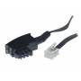 Diverse 2 - Kabel TK TAE-Verbindungskabel 3 m, TAE-F/RJ11, schwarz,