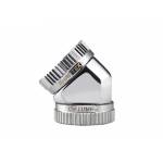 Phanteks - Glacier Hard-Tube Adapter 2x 16mm 45 Grad - chrome (PH-A45_CR_16)