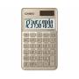 Casio - Sl-1000sc - Taschenrechner - 10 Stellen - Solarpanel, Batterie - Gold
