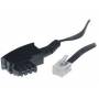 S / Conn Maximum Connectivity - S/CONN 70046-, 6 m, TAE F, RJ-11, Schwarz, Mnnlich, Mnnlich