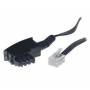 S / Conn Maximum Connectivity - S/CONN 70050-, 10 m, TAE F, RJ-11, Schwarz, Mnnlich, Mnnlich