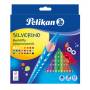 Pelikan Bro - Pelikan Buntstifte SILVERINO 3-eckig dnn BD24LN 24Stk.