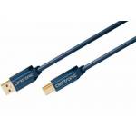 Clicktronic - ClickTronic 0.5m USB3.0 A - B m/m 0.5m USB A USB B Blue USB Cable (70090)