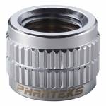 Phanteks - Glacier F-F Adapter G1/4 - chrome (PH-FFA_CR_G1/4)