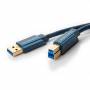 Clicktronic - Goobay USB 3.0 A/B 1.8m USB A USB B Male Male Black USB cable