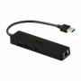I - I-Tec USB3.0 Slim HUB 3 Port + Gigabit Ethernet Adapter - Hub - 3 x SuperSpeed USB3.0 + 1 x 10/100/1000 - Desktop (U3GL3SLIM)