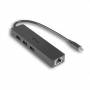 I - Tec Usb-c Slim Hub + Glan Usb-c 3 Port Hub Usb 3.0 + Glan [IT-Version, English/Italien Keyboard]