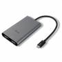 I-tec - i-Tec Dual Display Port Video Adapter - Externer Videoadapter - Thunderbolt 3 - 2 x DisplayPort