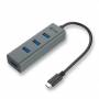I - i-Tec USB-C 3.1 Metal HUB - Hub - 4 x SuperSpeed USB 3.0 - Desktop
