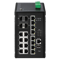 Switch Edimax Industrial 16-port Gig. Poe+ Webm. 8xpoe+ / 4xsf 1