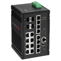 Switch Edimax Industrial 16-port Gig. Poe+ Webm. 8xpoe+ / 4xsf 3