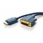 Clicktronic - HDMI+/DVI-Adapterkabel (HDMI A/DVI-D St.) (24+1) - 3.0 m Video-Adapter zwischen HDMI+ und DVI-D