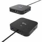 Docking Station - I-TEC USB-C Dual Display MST Docking Station - ohne USB-C-Ladeadapter - 2x DP 1x GLAN 3x USB 3.1 2x USB 2.0 1x USB-C-Datei 1x Au