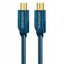 Clicktronic - ClickTronic 15m Antenna Cable 15m Coax M coax FM Blue coaxial cable