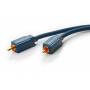 Clicktronic - Audiokabel (Cinch-Stecker/Cinch-Stecker), 50 Ohm - 1,0 m Cinch-Koaxialkabel fr dynamischen Audioklang - Audiokabel (Cinch-