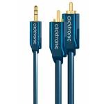 Clicktronic - ClickTronic Casual Series - Audiokabel - Mini-Phone Stereo 3,5 mm (M) bis RCA (M) - 10 m