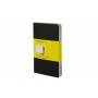 Kar Moleskine Cahier A6 . Schwarz . 40862 - Moleskine Squared Cahier Black 3set
