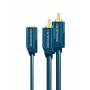 Clicktronic - ClickTronic Casual Series - Audio Adapter - Stereo Mini Jack (W) to RCA (W) - 10 cm