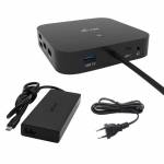 I-tec - I-TEC USB-C HDMI+2X DP CHARGER I-TEC DOCK PD 100WCHARGER 112W (C31TRI4KDPDPRO100)