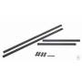 Panasonic - Panasonic TY-CF55VW50 1200 x 10mm Rectangle Black wall frame