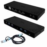 I-tec - i-Tec - Dockingstation - USB-C / USB4 / Thunderbolt 3 / Thunderbolt 4 - 2 x HDMI, 2 x DP++ - 1GbE (CADUA4KDOCKPDB)