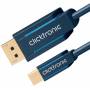 Clicktronic - ClickTronic 70737 DisplayPort cable 1 m Mini DisplayPort Blue