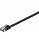 Microconnect - - Netzwerkkabel - RJ-45 (M) zu RJ-45 (M) - 25 cm - UTP - CAT 6 - geschirmt, flach - Schwarz