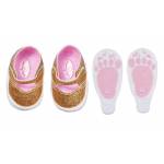 Zapf Creation Ag - Baby Annabell Schuhe Gold + Einlegesohlen, Puppenzubehr
