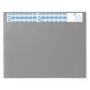 Durable - DURABLE Schreibunterlage Vollsichtpl/Kalender 65x52cm grau