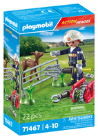 P - PLAYMOBIL 71467 Feuerwehr-Tierrettung
