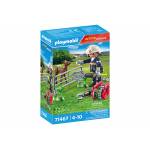 Geobra Brandsttter Stiftung - PLAYMOBIL 71467 Feuerwehr-Tierrettung