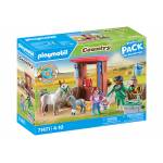 Playmobil - Tierarzteinsatz bei den Eseln - Aktion/Abenteuer - 4 Jahr(e) - Mehrfarbig (71471)