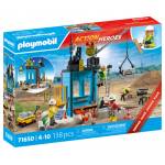 Playmobil - 71650 Action Heroes Baustelle, Konstruktionsspielzeug