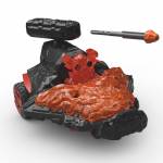 Schleich Gmbh - Eldrador Creatures Lava Dsenjet Fahrzeug mit Mini Cretaure, Spielfigur