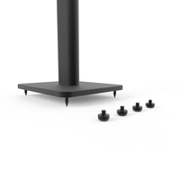 Kanto Sp26pl 26 Bookself Speakers Stands (black) [hardware/ e 1