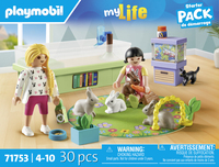 Geobra Brandst�tter Stiftung - PLAYMOBIL 71753 Familie mit Hasen