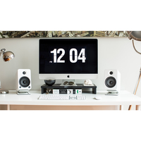 Kanto S4w Desktop Speaker Stands Midsize White 6
