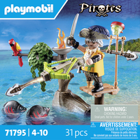 Geobra Brandst�tter Stiftung - PLAYMOBIL 71795 Pirat mit Balliste
