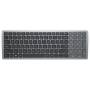 Dell - Dell KB740 - Tastatur - kompakt, mehrere Ger�te - kabellos - 2,4 GHz, Bluetooth 5,0 - QWERTY - US International - Titan Gra [DE-Version, German Keyboard]