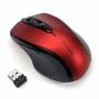 Kensington - Pro Fit Mid-Size - Maus - optisch - drahtlos - 2,4 GHz - kabelloser Empfnger (USB) - Rubinrot (K72422WW)