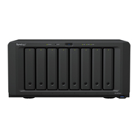 Synology - Disk Station DS1823XS+ - NAS-Server - 8 Sch�chte - SATA 6Gb/s - RAID 0, 1, 5, 6, 10, JBOD, RAID F1 - RAM 8GB - Gigabit Ethe